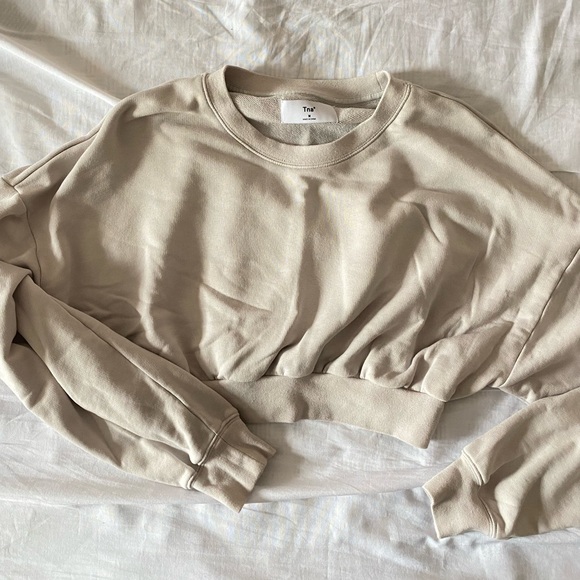 cropped TNA long sleeve thin sweater - Picture 2 of 3